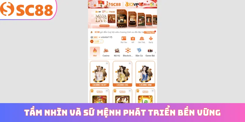 Tầm nhìn và sứ mệnh phát triển bền vững